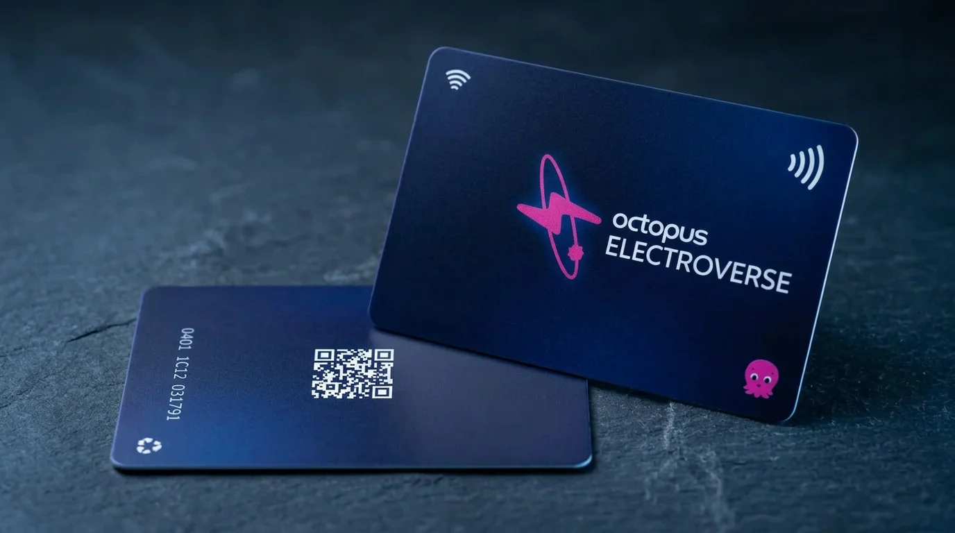 Octopus Electroverse EV charging card archive