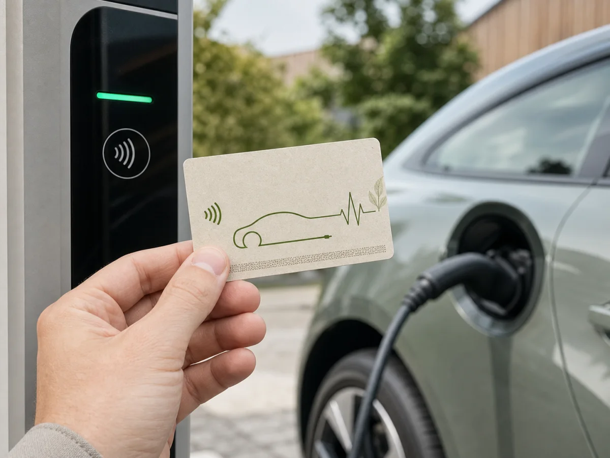 Bio-Fibre EV Charging Cards